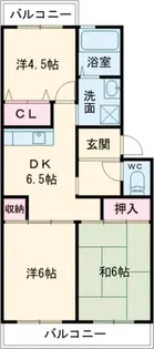 兵庫県高砂市曽根町【マンション】の間取り