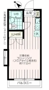 メゾンイースト【4階】の間取り