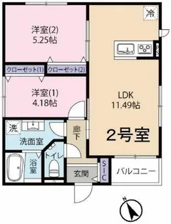 アーツ駒込【2階】の間取り