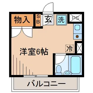 スカイコート東白楽【3階】の間取り