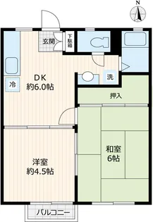 ロイヤルハイツ【1階】の間取り