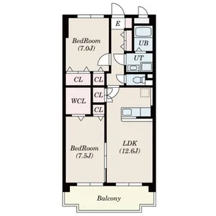 アティチヒロ【1階】の間取り