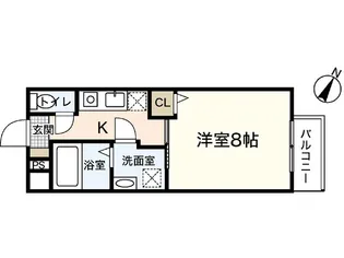 PLEIN SOLEIL 東霞町【1階】の間取り