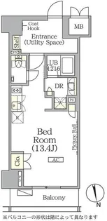 東京都新宿区東五軒町【マンション】の間取り