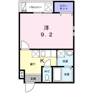 フジパレス堺北長尾イースト【3階】の間取り