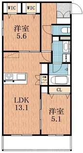 Maison de Mine Nagai Park Est.【2階】の間取り
