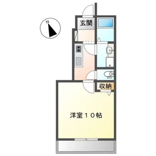 メゾンド アクア【1階】の間取り