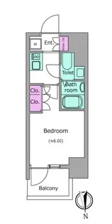 東京都品川区北品川2【マンション】の間取り
