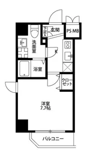 プレール・ドゥーク川崎平間【8階】の間取り