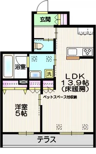 東京都北区志茂4【マンション】の間取り