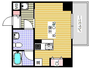 ラナップスクエア南森町 NEXT STAGE【5階】の間取り