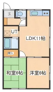 ハイツコバヤシ【2階】の間取り