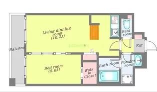 MFPRコート晩翠通り【2階】の間取り