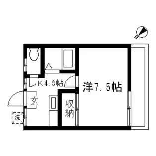 東京都八王子市東中野【アパート】の間取り