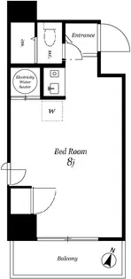 ヴェラハイツ日本橋蛎殻町【3階】の間取り