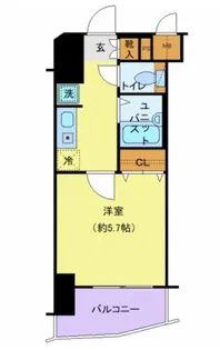 メインステージ南麻布【4階】の間取り