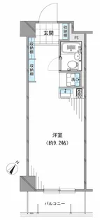 エストレーヴ文京神楽坂【3階】の間取り