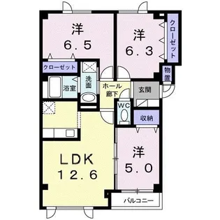 WE・21B【2階】の間取り