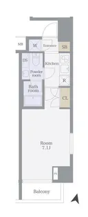 クロスベル森下【2階】の間取り