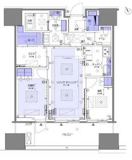 麻布台ヒルズレジデンスB【9階】の間取り