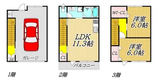 La Luce OSAKA Ovestの間取り