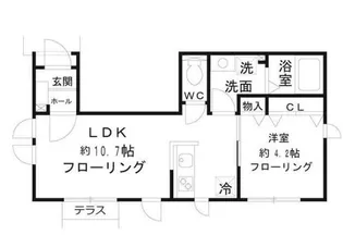 リトルヒル IIJIMA【1階】の間取り