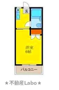 徳島県徳島市助任本町1【アパート】の間取り