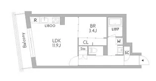 GranDuo荻窪3【2階】の間取り