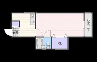 明星館【4階】の間取り