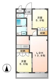 Albireo(アルヴィレオ)【1階】の間取り