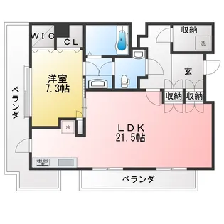 朋山ヒルズ【3階】の間取り