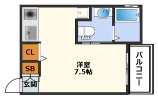 ケイズプレイス【2階】の間取り