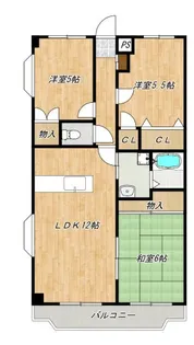 シャルマン・2【1階】の間取り