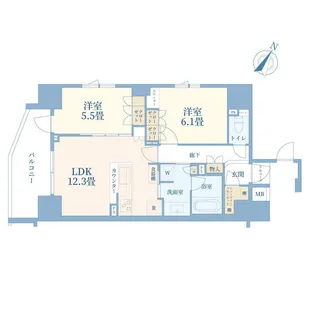 コンフォルテハイム本駒込【12階】の間取り