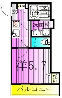 メルディア小台2丁目【1階】の間取り