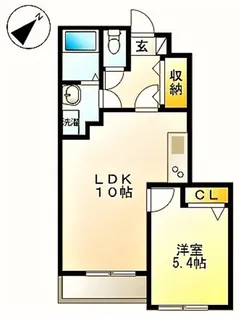 グリーンフォレスト【1階】の間取り