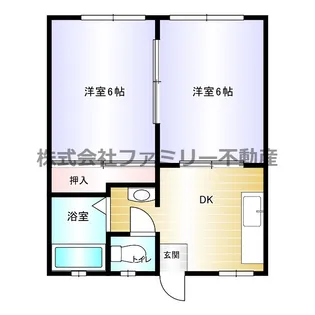 グリーンハイツ B【2階】の間取り