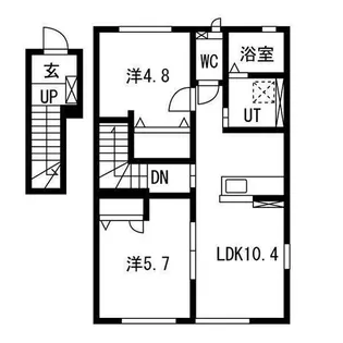ルピナス【2階】の間取り