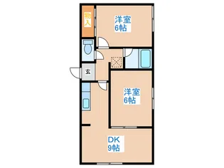 MSクレマチス【2階】の間取り