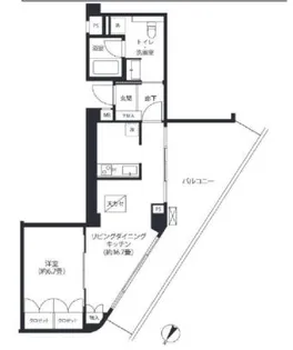 ヒューリック浅草一丁目【6階】の間取り