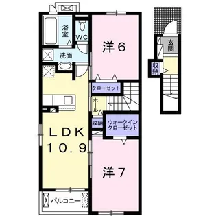 グレイス アイリス II【2階】の間取り