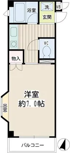 パレス新川崎【2階】の間取り
