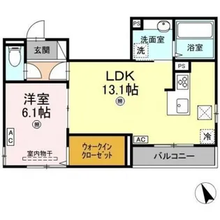 ベル ヴュー 舟入【3階】の間取り