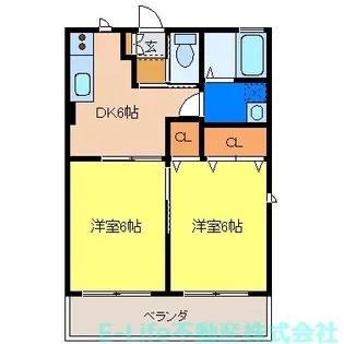 スプリングスI・II・III【1階】の間取り