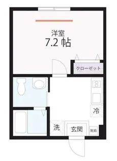 QUIET CRAB HOUSE mix天王町【2階】の間取り