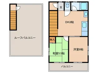 マスダビル【3階】の間取り