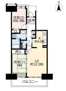 UR浦安マリナイースト21海園の街【8階】の間取り