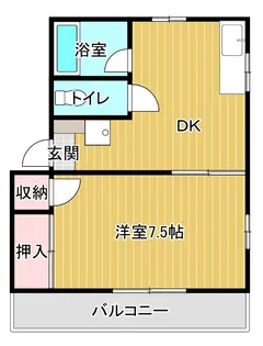 コーポ肥後【2階】の間取り