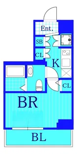 イアース横濱赤門町【5階】の間取り