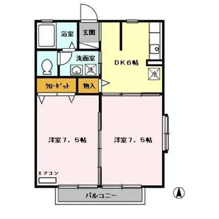 ファミール・フジ【2階】の間取り